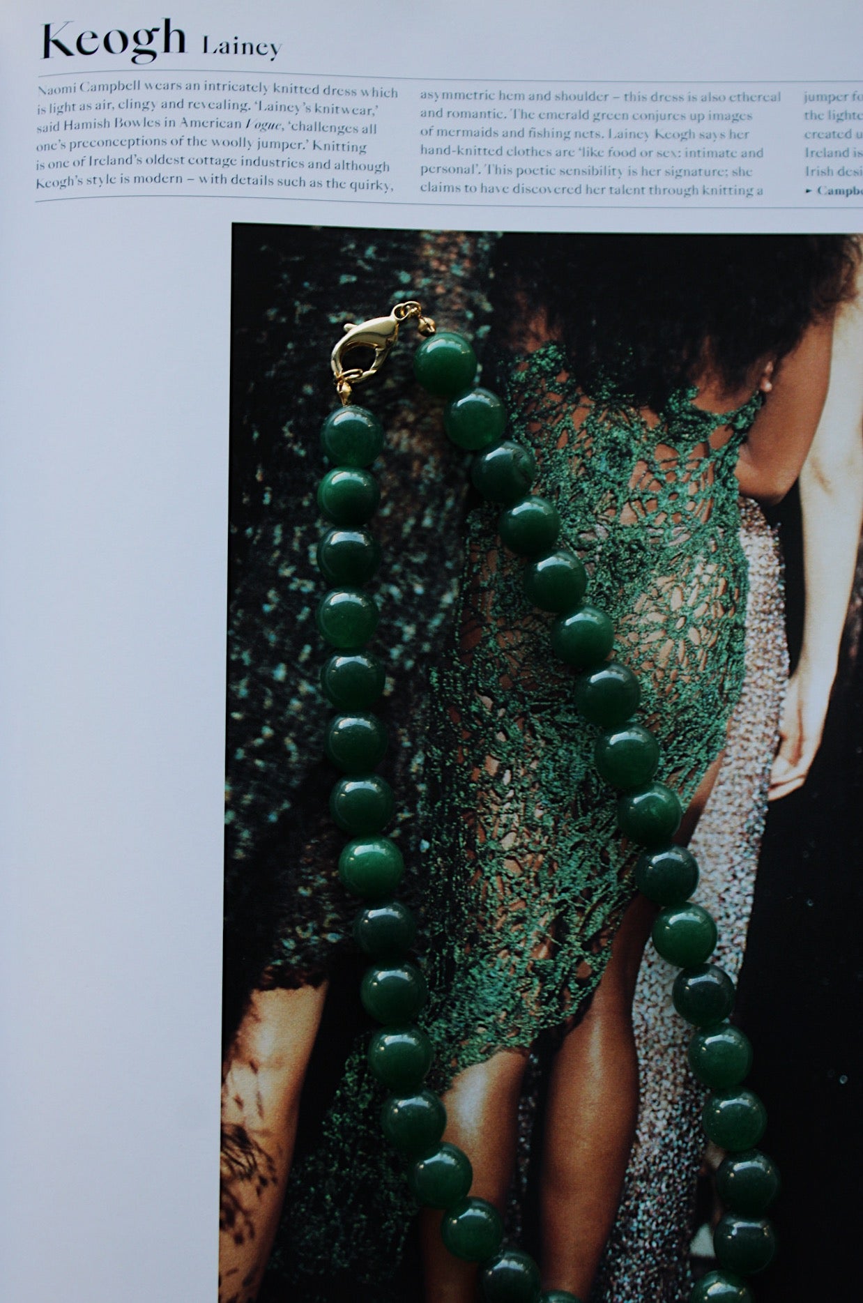 Collar aventurina verde