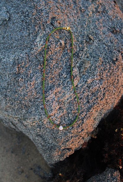 Collar Cactus verde