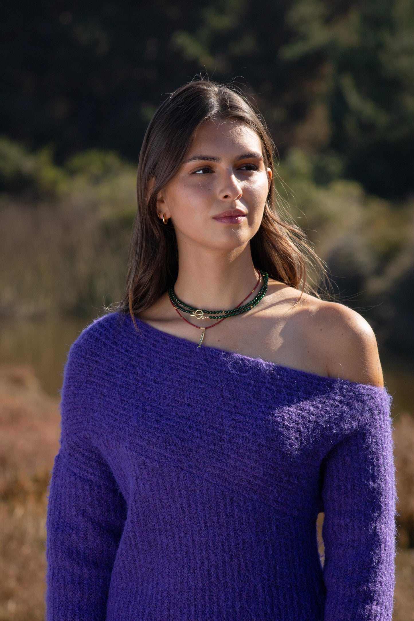 Collar pez mostacilla