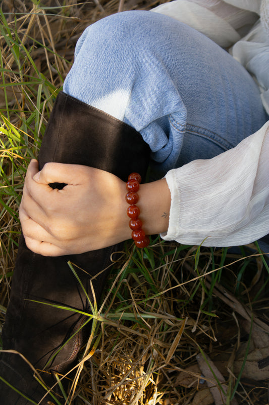 Pulsera piedra cornalina
