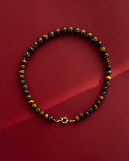 Collar ojo de tigre