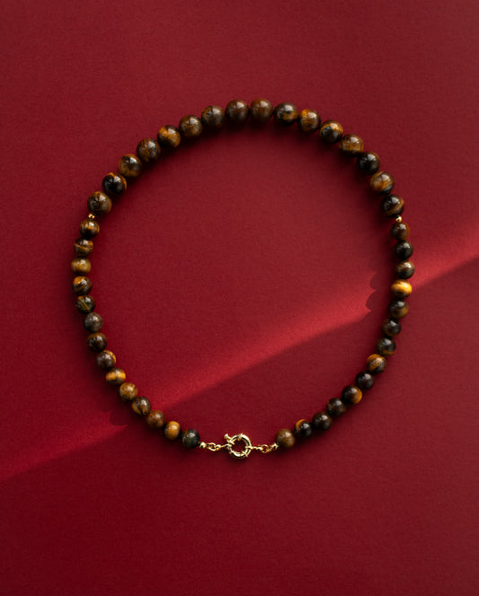 Collar ojo de tigre