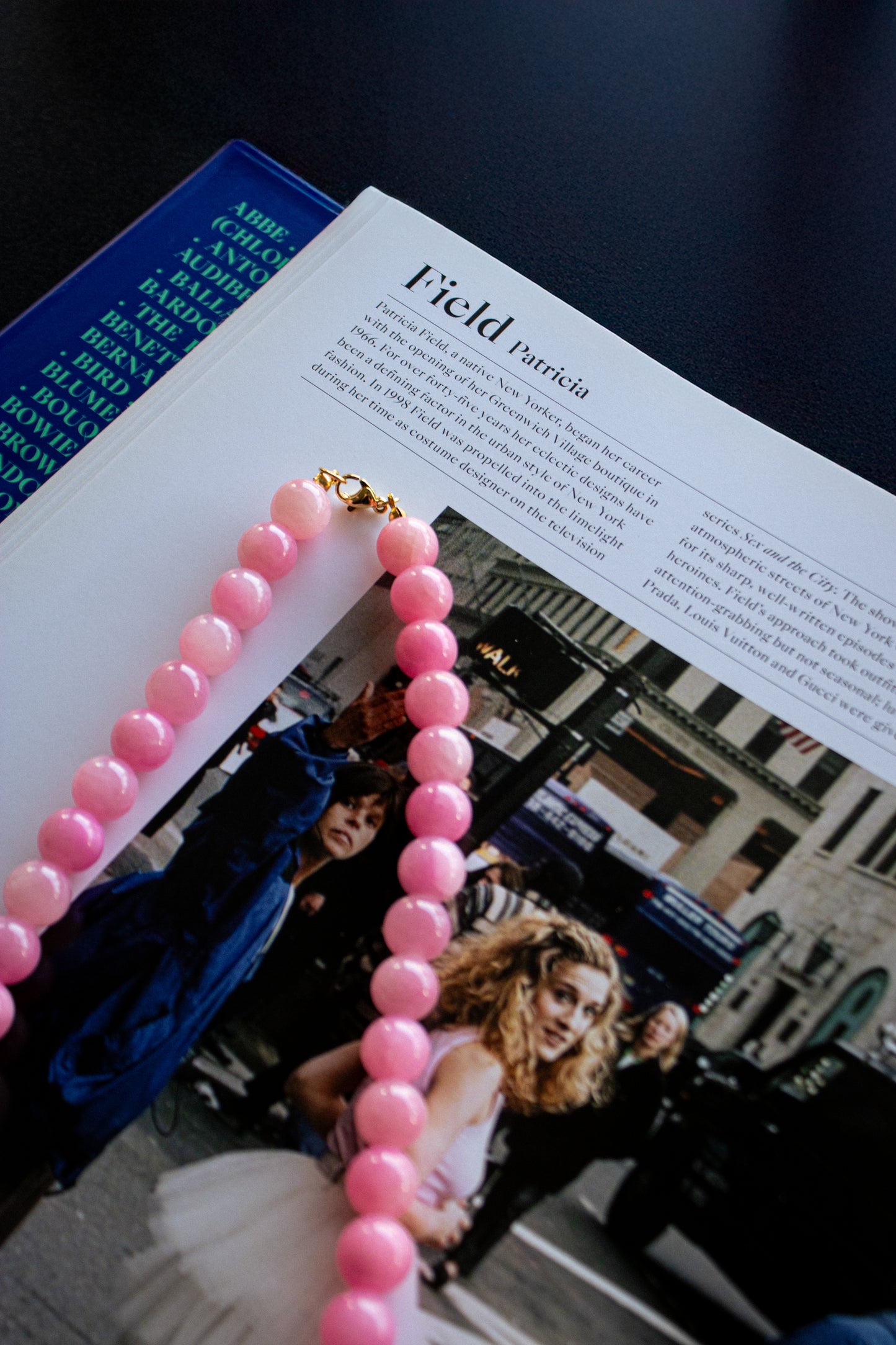 Collar Agata rosado